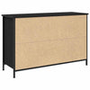 TV-skab Sort eg 101 x 35 x 65 cm Konstrueret træ