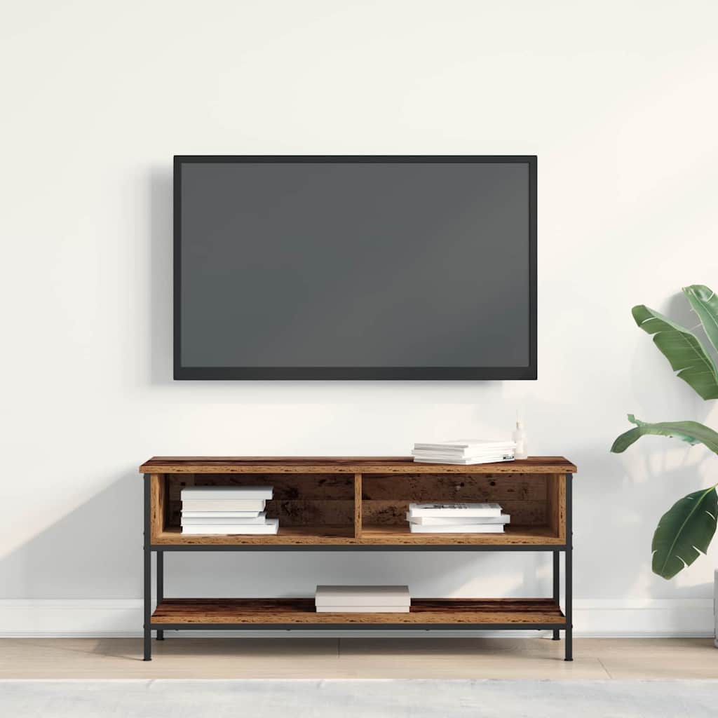 TV-skab Gammelt træ 100 x 35 x 45 cm Konstrueret træ