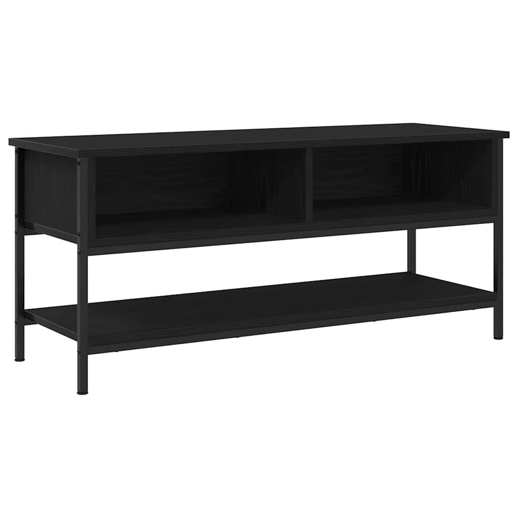 TV-skab Sort eg 100 x 35 x 45 cm Konstrueret træ
