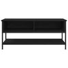 TV-skab Sort eg 100 x 35 x 45 cm Konstrueret træ
