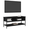 TV-skab Sort eg 100 x 35 x 45 cm Konstrueret træ