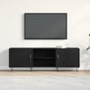 TV-skab Sort eg 150 x 30 x 50 cm Konstrueret træ