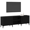 TV-skab Sort eg 150 x 30 x 50 cm Konstrueret træ