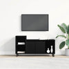 TV-skab Sort eg 100 x 35 x 55 cm Konstrueret træ