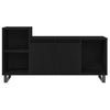 TV-skab Sort eg 100 x 35 x 55 cm Konstrueret træ