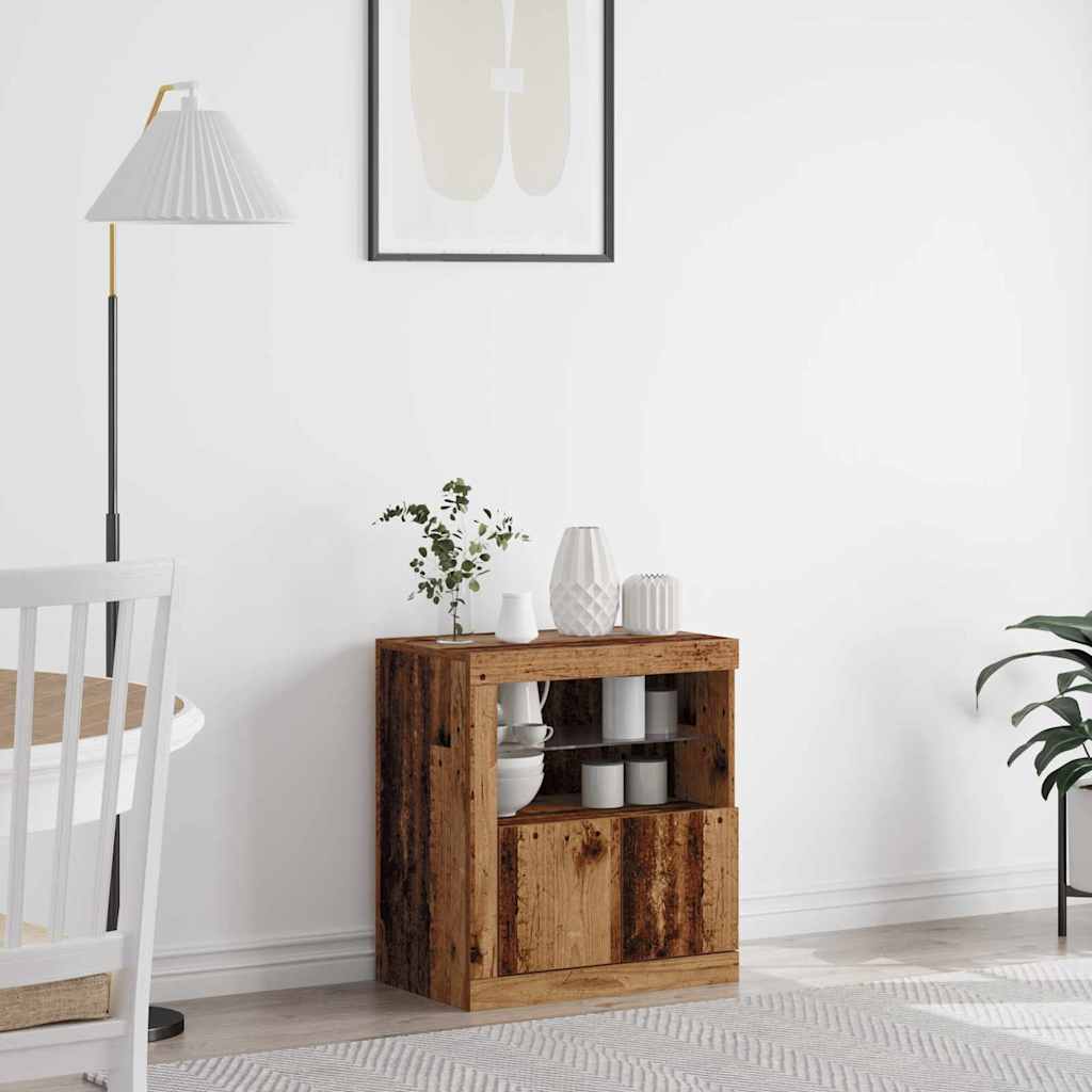 Sideboard Brun 60,5 x 37 x 67 cm Konstrueret træ