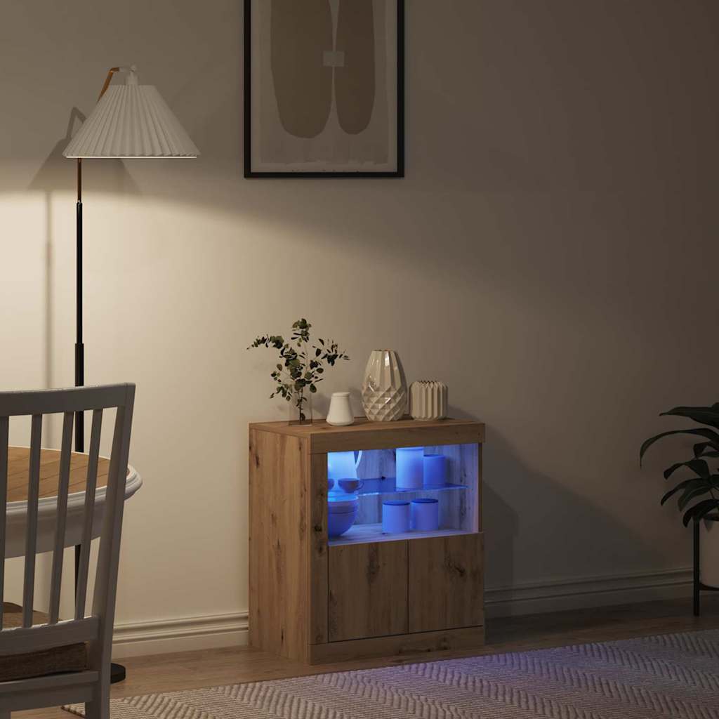 Sideboard Brun 60,5 x 37 x 67 cm Konstrueret træ