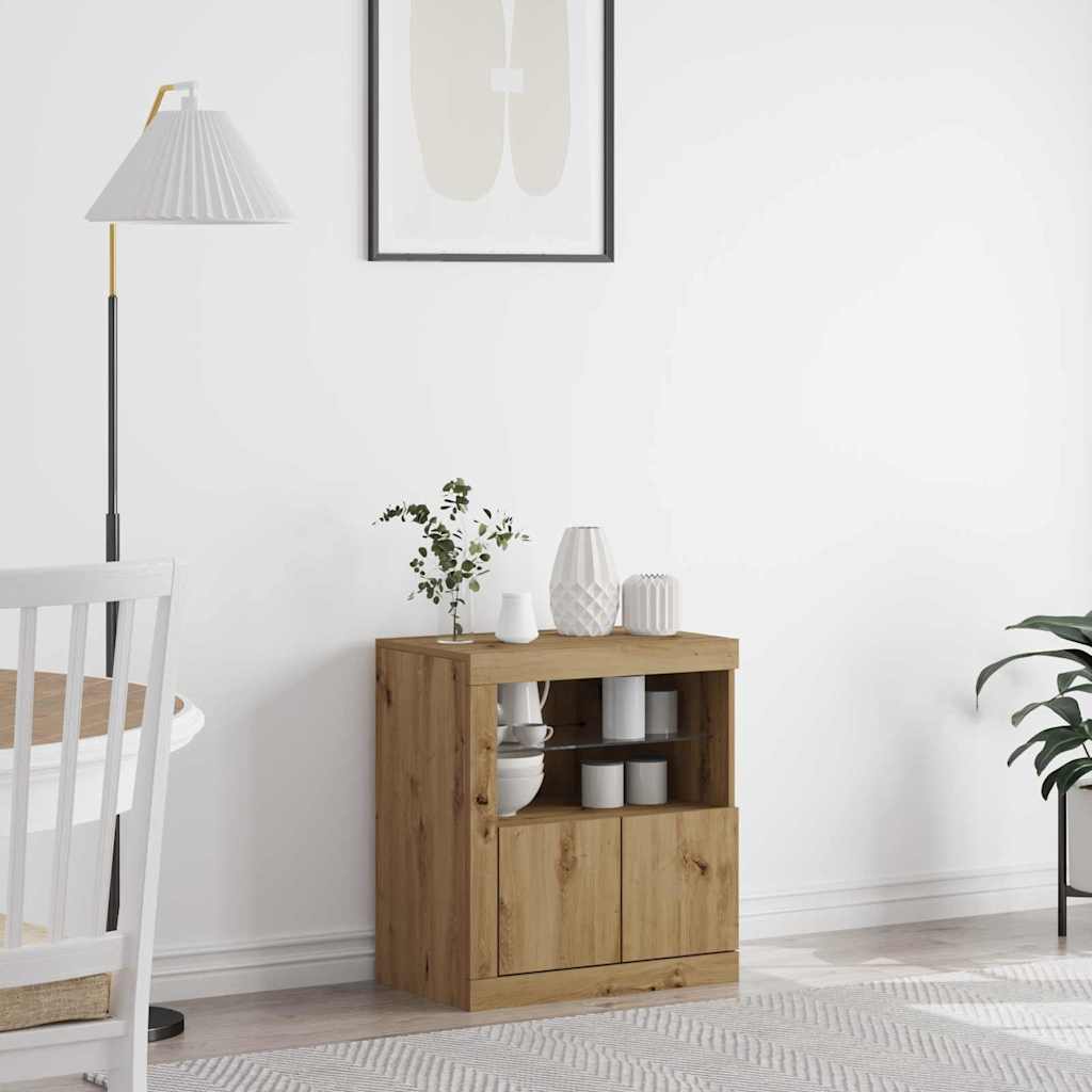 Sideboard Brun 60,5 x 37 x 67 cm Konstrueret træ