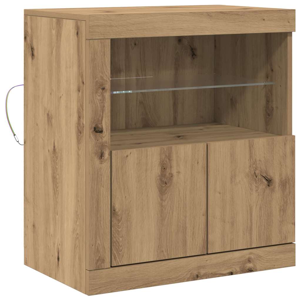 Sideboard Brun 60,5 x 37 x 67 cm Konstrueret træ