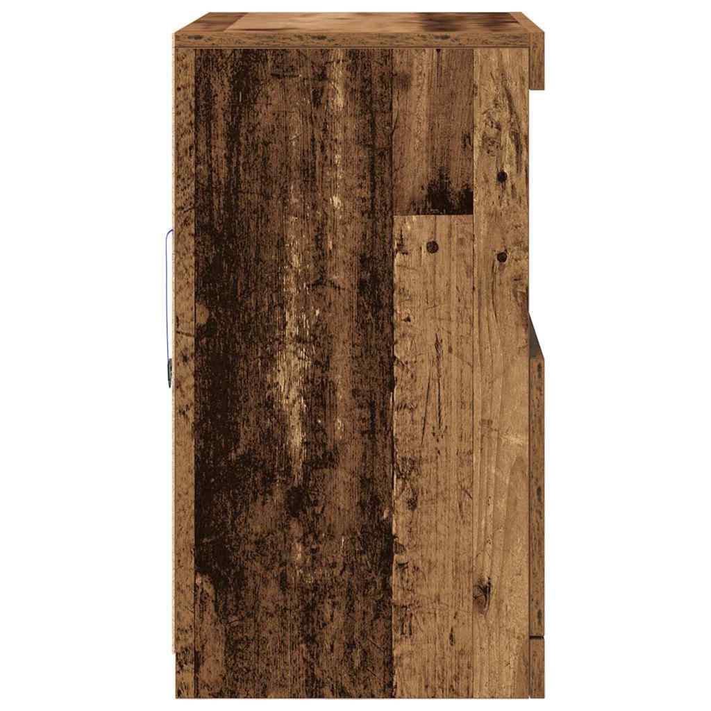 Sideboard Brun 60 x 37 x 67 cm Konstrueret træ