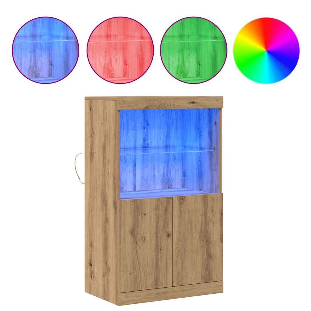 Sideboard Brun 60 x 37 x 100 cm Konstrueret træ