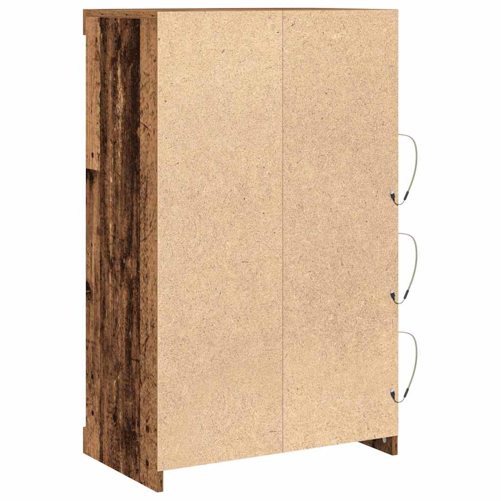 Sideboard Gammelt træ 60.5 x 37 x 100 cm Konstrueret træ