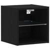 TV-skab 2 pcs Sort 30 x 28.5 x 30 cm Konstrueret træ