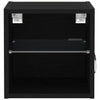 TV-skab 2 pcs Sort 30 x 28.5 x 30 cm Konstrueret træ