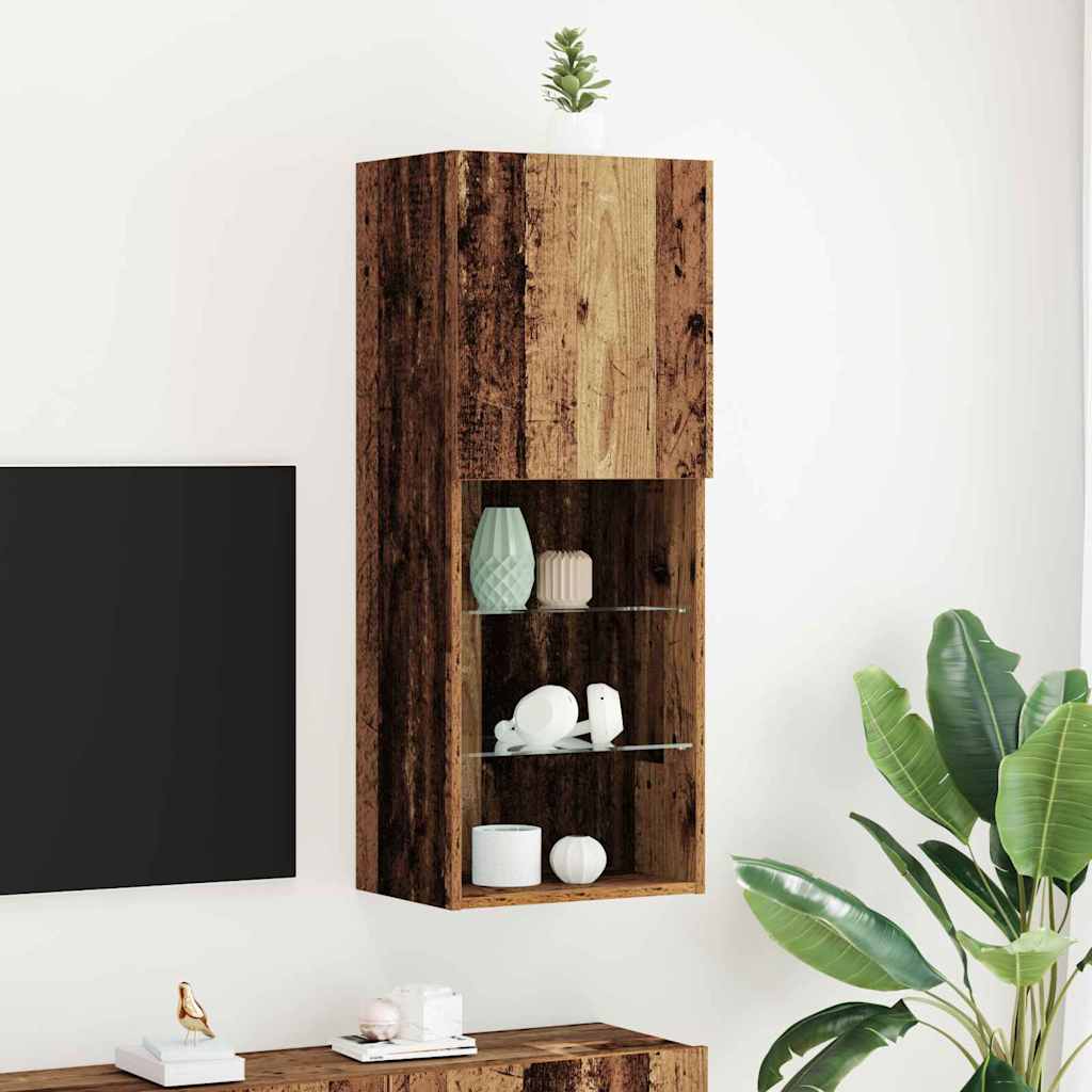 TV-skab Gammelt træ 40.5 x 30 x 102 cm Konstrueret træ