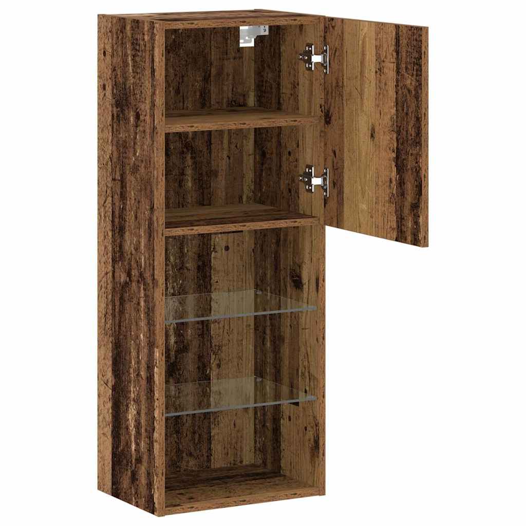 TV-skab Gammelt træ 40.5 x 30 x 102 cm Konstrueret træ