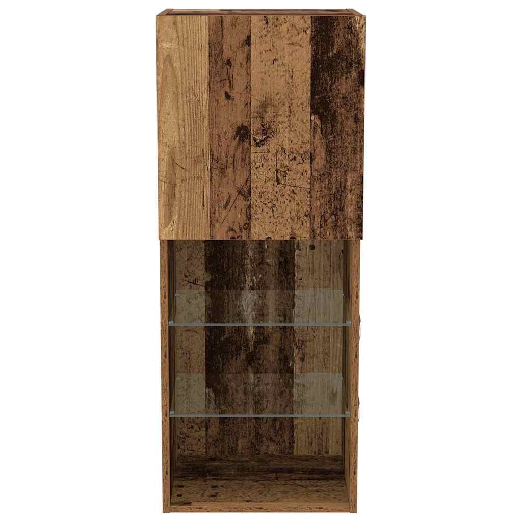 TV-skab Gammelt træ 40.5 x 30 x 102 cm Konstrueret træ