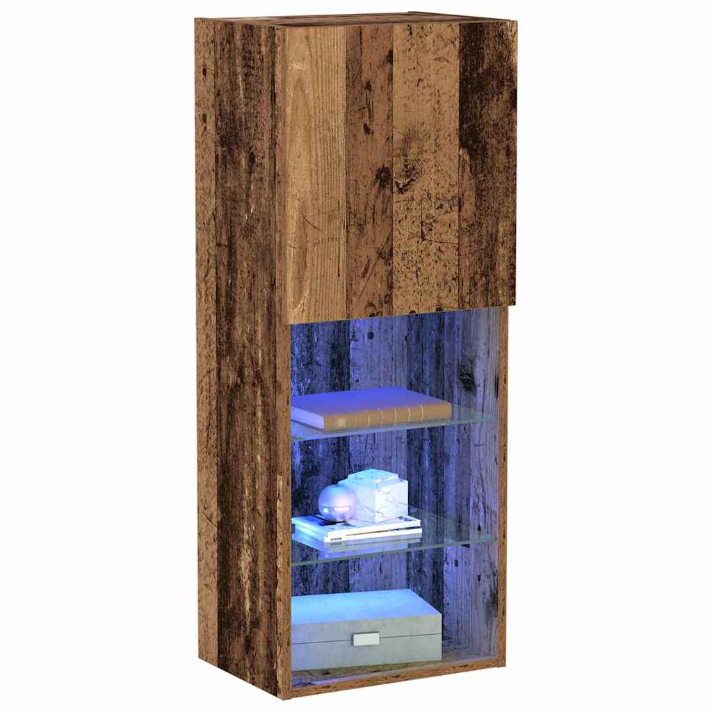 TV-skab Gammelt træ 40.5 x 30 x 102 cm Konstrueret træ