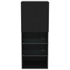 TV-skab Vægmonteret Sort eg 40.5 x 30 x 102 cm Konstrueret træ