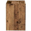 Svævende hylde 2 pcs Brun 40 x 28.5 x 40 cm Konstrueret træ