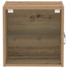 Svævende hylde 2 pcs Brun 40 x 28.5 x 40 cm Konstrueret træ