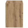 Svævende hylde 2 pcs Brun 40 x 28.5 x 40 cm Konstrueret træ