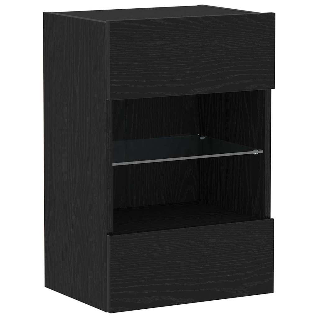 TV-skab Sort 40 x 30 x 60.5 cm Konstrueret træ