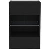TV-skab Sort 40 x 30 x 60.5 cm Konstrueret træ