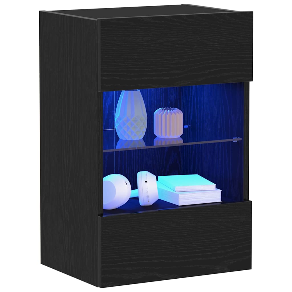 TV-skab Sort 40 x 30 x 60.5 cm Konstrueret træ