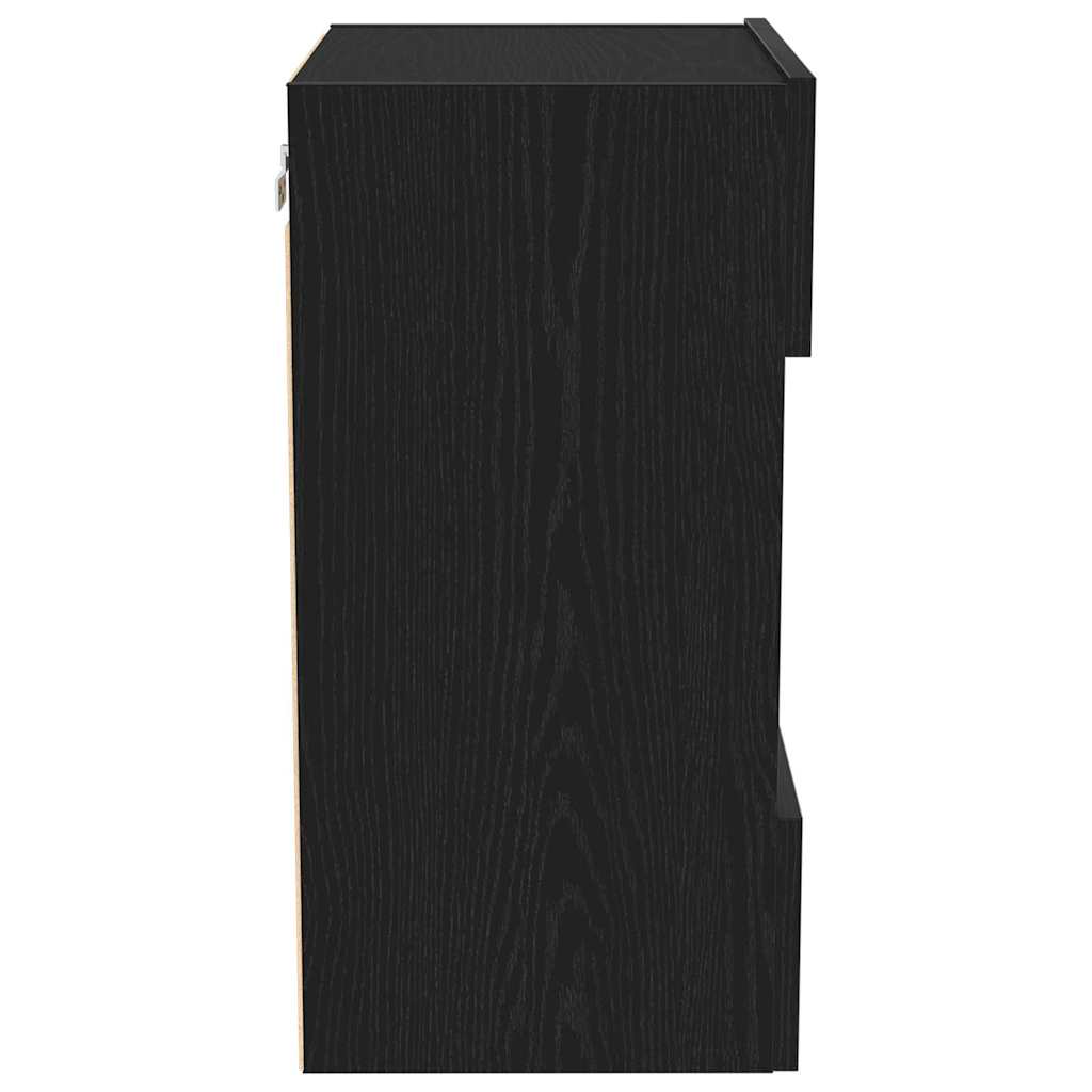 TV-skab Sort 40 x 30 x 60.5 cm Konstrueret træ