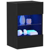 TV-skab 2 pcs Sort 40 x 30 x 60.5 cm Konstrueret træ