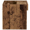 TV-skab Vægmonteret Gammelt træ 40 x 30 x 30 cm Konstrueret træ