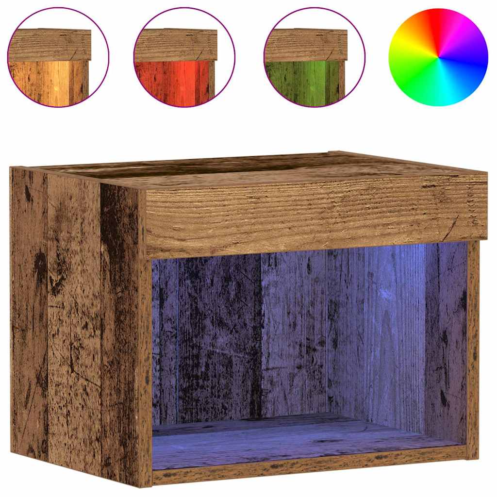 TV-skab 2 pcs Gammelt træ 40 x 30 x 30 cm Konstrueret træ