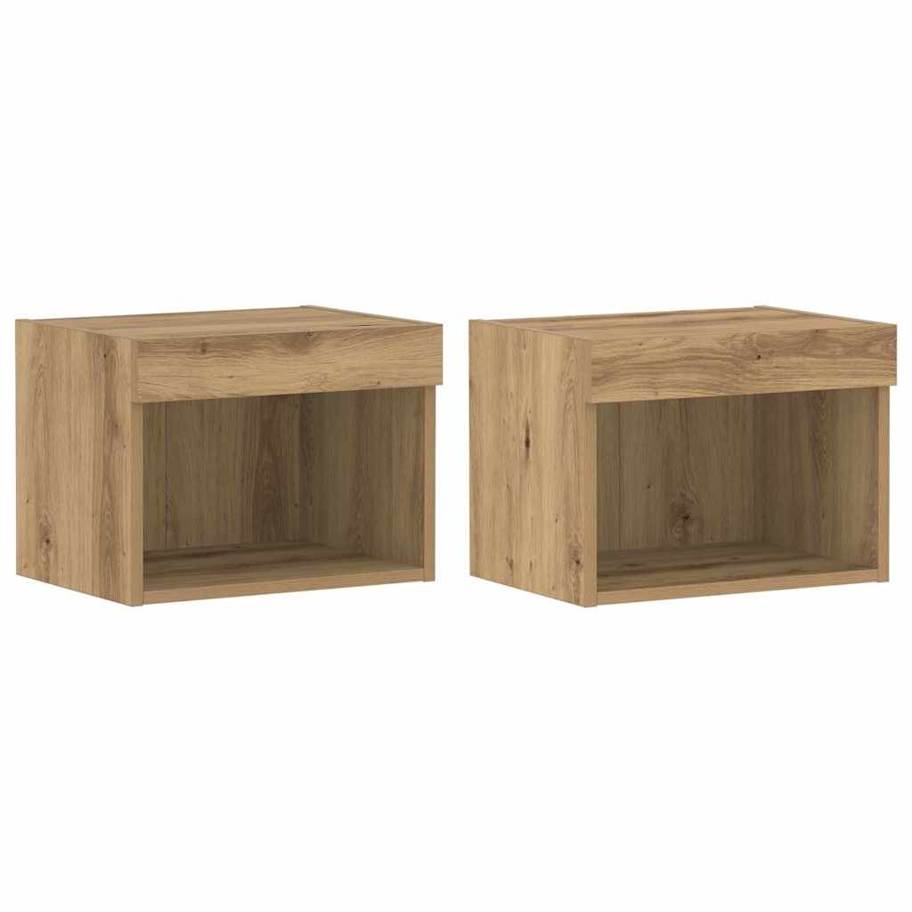 TV-skab 2 pcs artisan eg 40 x 30 x 30 cm Konstrueret træ