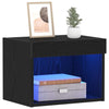 TV-skab 2 pcs Sort eg 40 x 30 x 30 cm Konstrueret træ
