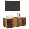 TV vægskab Gammelt træ 80 x 35 x 31 cm Konstrueret træ