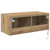 TV vægskab artisan eg 80 x 35 x 31 cm Konstrueret træ
