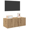 TV vægskab artisan eg 80 x 35 x 31 cm Konstrueret træ