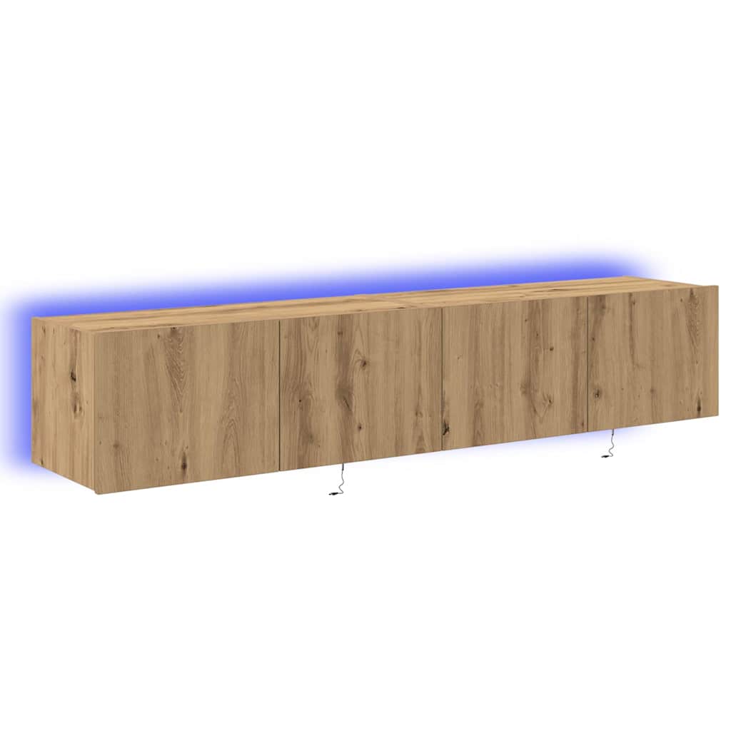 TV vægskab artisan eg 80 x 35 x 31 cm Konstrueret træ