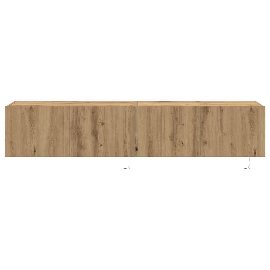 TV vægskab artisan eg 80 x 35 x 31 cm Konstrueret træ