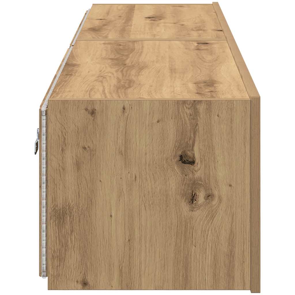 TV vægskab artisan eg 80 x 35 x 31 cm Konstrueret træ