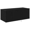 TV vægskab Vægmonteret Sort eg 80 x 35 x 31 cm Konstrueret træ