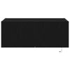 TV vægskab Vægmonteret Sort eg 80 x 35 x 31 cm Konstrueret træ