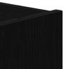 TV vægskab Vægmonteret Sort eg 80 x 35 x 31 cm Konstrueret træ