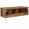 TV vægskab Gammelt træ 100 x 35 x 31 cm Konstrueret træ