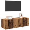 TV vægskab Gammelt træ 100 x 35 x 31 cm Konstrueret træ