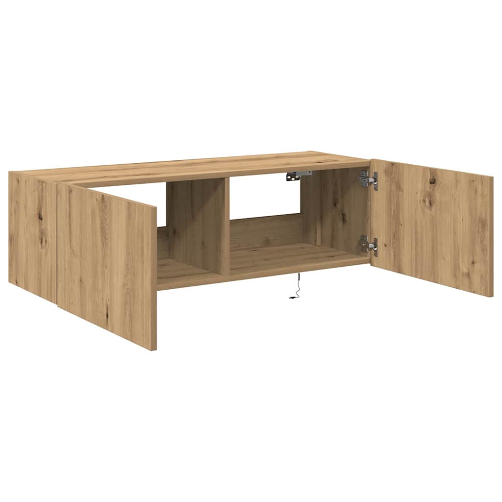 TV vægskab artisan eg 100 x 35 x 31 cm Konstrueret træ