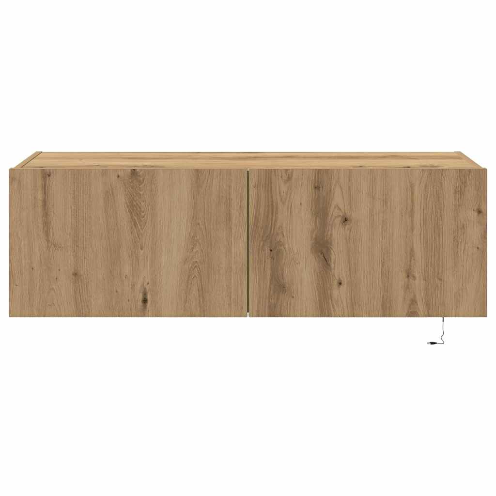 TV vægskab artisan eg 100 x 35 x 31 cm Konstrueret træ