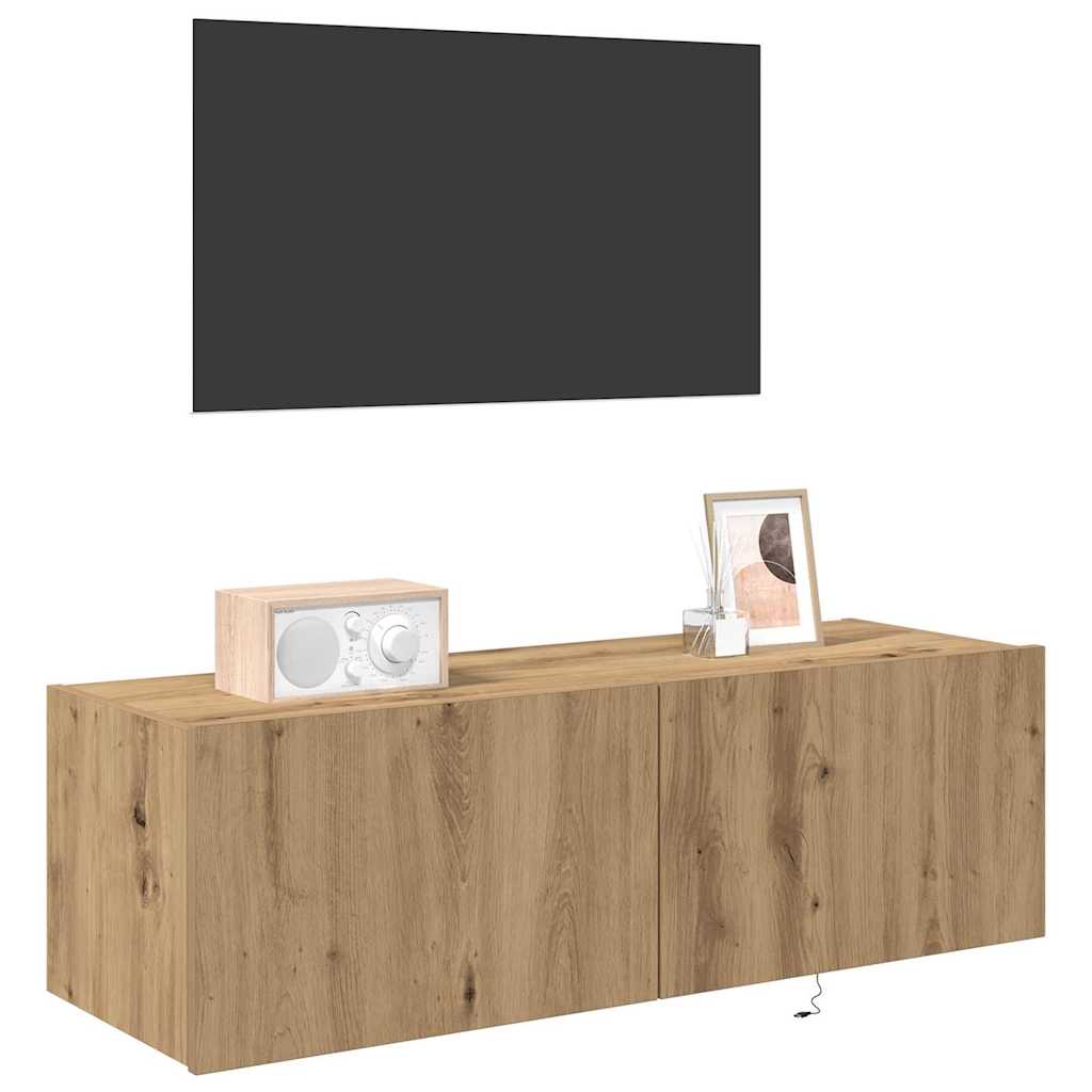 TV vægskab artisan eg 100 x 35 x 31 cm Konstrueret træ