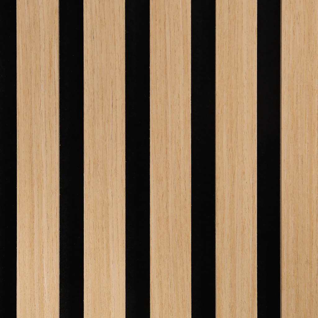akustiske vægpaneler 8 stk. med spalter 60,5x60 cm egefiner